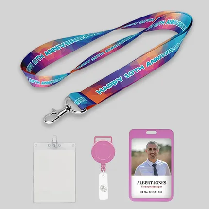 LANYARDS DYE SUBLIMATED FULL COLOR  