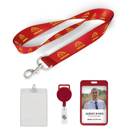 Nylon 1 inch Lanyard-A