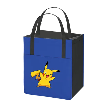 Budget Custom Non Woven Shoppers Pocket Tote Bag