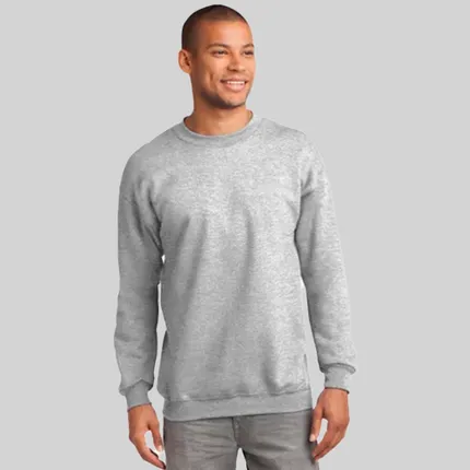 Port and Company Crewneck Sweatshirt - Light/Heather