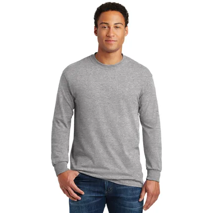 Gildan Heavy Cotton 100% Cotton Long Sleeve T-Shirt - Heather
