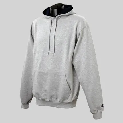 Champion 9.7 oz Cotton Max Color Block Raglan Hood - Light/Heather