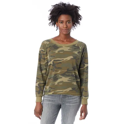 Alternative Ladies' Lazy Day Pullover - Camo