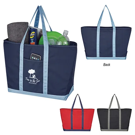 TWO-TONE MONDO TOTE BAG