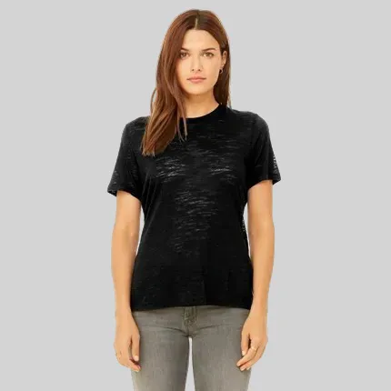 Bella and Canvas Ladies Relaxed Jersey Short-Sleeve T-Shirt - Slub