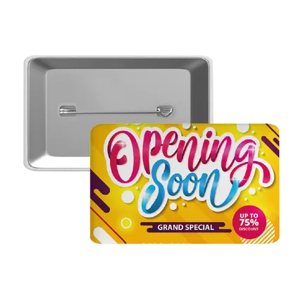 Rectangle Buttons 2.35" x 1.15" 