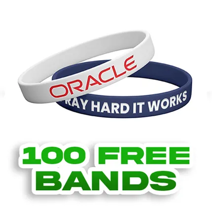 Custom Color Filled Wristband 
