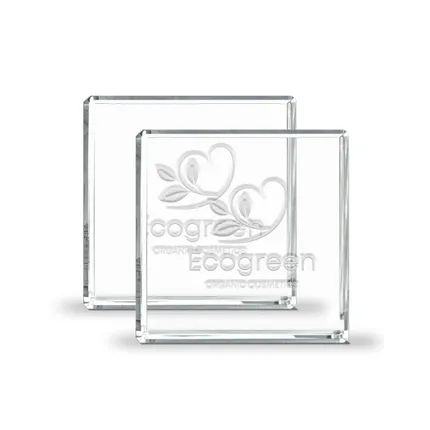 Customized Crystal Carving Coaster