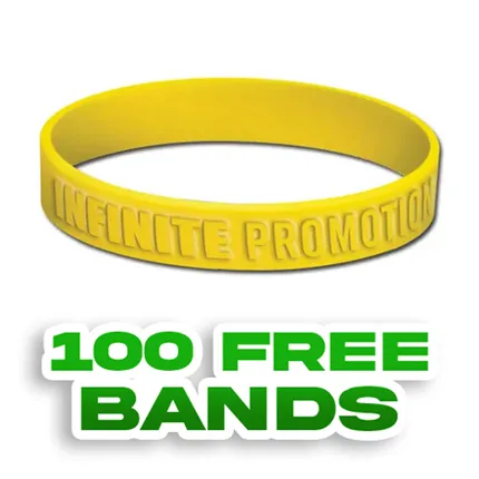 1/2 inch Embossed Wristband 