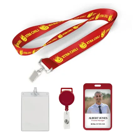 Custom Silk Screen Print Polyester Lanyard                         