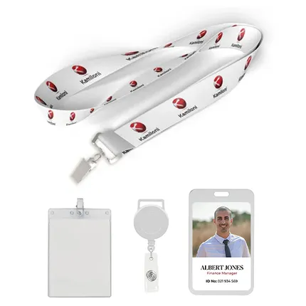 3/4 inch Dye Sublimation Lanyard-B