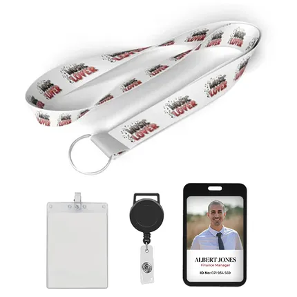 5/8 inch Dye Sublimation Lanyard-B
