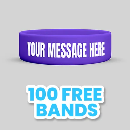 Custom 1″ Wristbands