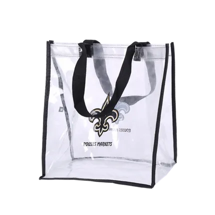 Budget Custom Clear Casual Tote Bag