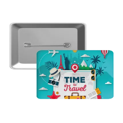 Rectangle Buttons 2.75" x 1" 