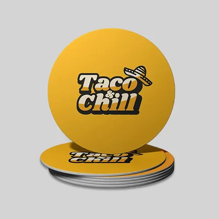 Custom Vinyl Coaster