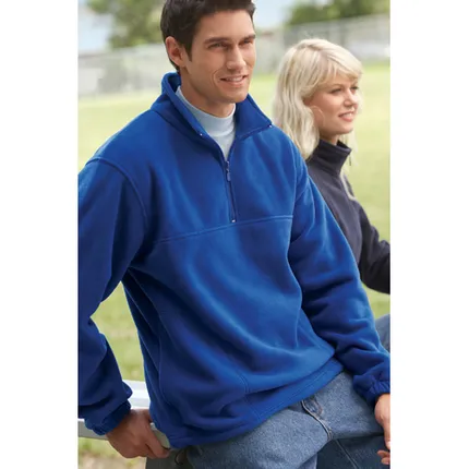 Harriton Unisex 1/4-Zip Fleece Pullover - Dark/All