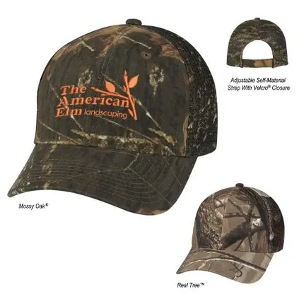Hunter's Retreat Mesh Back Camouflage Cap