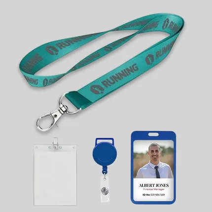 1/2 inch Polyester Lanyard-B