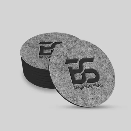 Custom Absorbent Felt Coaster