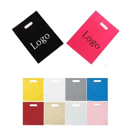 Die Cut Plastic Handle Bag 