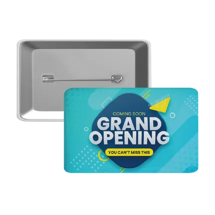 Rectangle Buttons 2.75" x 1"