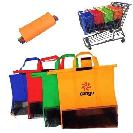 4 Pack Reusable Grocery Shopping Cart Bags