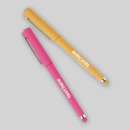 Custom Jazzy Gel Pens with Stylus