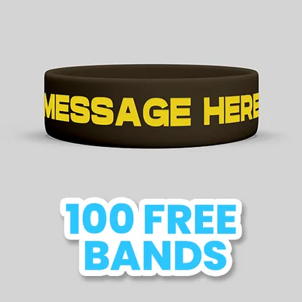 1 inch Printed Wristband 