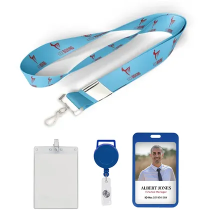 1/2 inch Price Saver Lanyard with Metal Clip