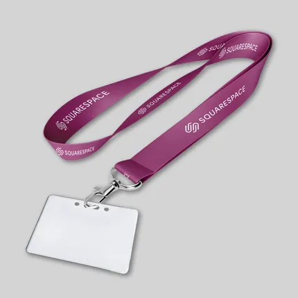 Custom Nylon Lanyard with Badge Holders