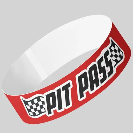 Pit Pass Tyvek® Wristbands