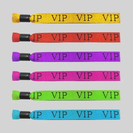 Custom Woven Wristbands With Gold Thread
