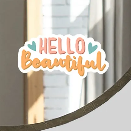 Custom Mirror Stickers