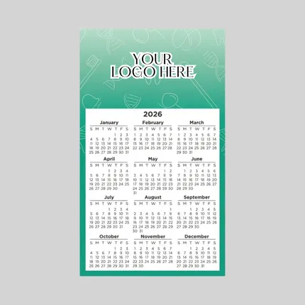 Calendar Sq Crnr Magnet 2-29/32 x 4-15/16