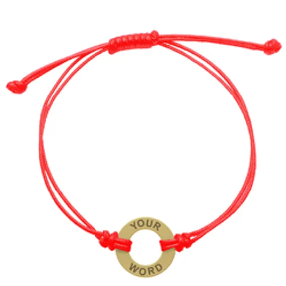 Personalized washer bracelets top