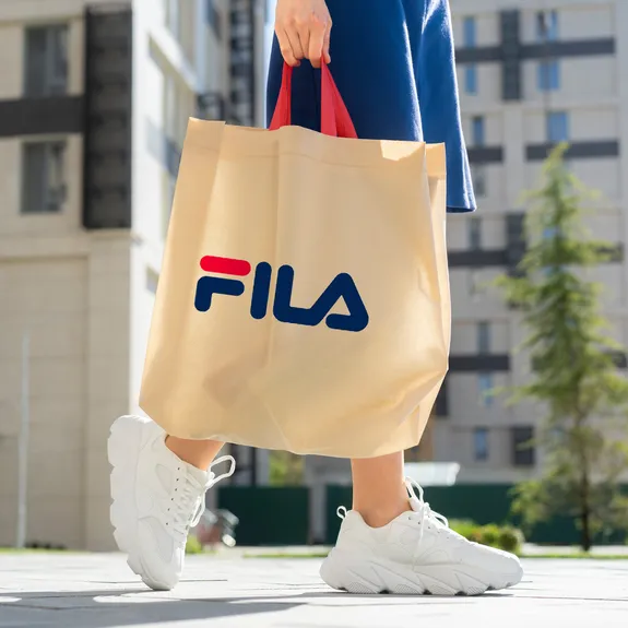 Fila canvas tote bag sales
