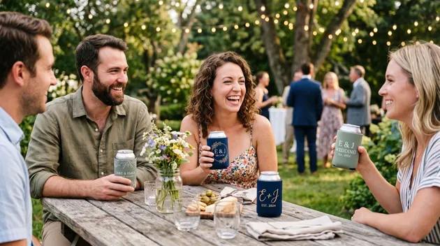 Best koozie ideas for weddings and outdoor events