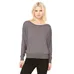 Bella Ladies' Flowy Long-Sleeve Off Shoulder T-Shirt