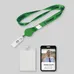 Polyester/Badge Reel Lanyard Combo-B