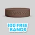 Debossed Silicone Wristband Bracelet            