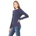 Bella Women's Long-Sleeve Crew Neck Jersey T-Shirt - Dark/Colors