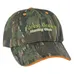 Camouflage Cap with Safety Orange Sandwich Bill