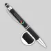 Custom Hex Grip Soft Touch Stylus Pens - Full Color Imprint