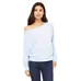 Bella Ladies' Flowy Long-Sleeve Off Shoulder T-Shirt