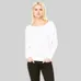 Bella Ladies' Flowy Long-Sleeve Off Shoulder T-Shirt