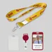 3/4 inch Price Saver Lanyard with Bull Dog Clip-B