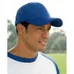 Big Accessories 6-Panel Structured Mesh Baseball Cap - Dark/All
