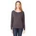 Bella Ladies' Flowy Long-Sleeve Off Shoulder T-Shirt