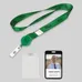 1/2" Polyester/Badge Reel/Metal Clip Lanyard Combo-B